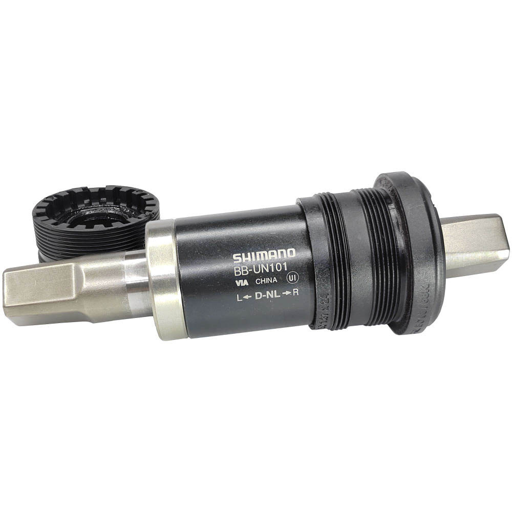 Каретка (картридж) для велосипеда, Shimano UN101, 68/122.5 (D-NL), без болтов, под квадрат  #1