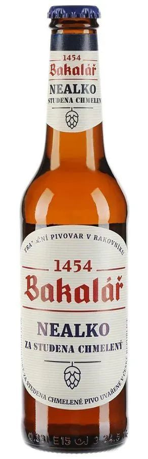 Пиво Bakalar (Бакалар), светлое, фильтрованное, безалкогольное, 6 шт по 0.33л  #1