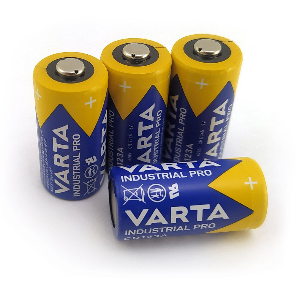 Батарейка (4шт) VARTA CR123 INDUSTRIAL PRO 3В литиевая (1*4) #1