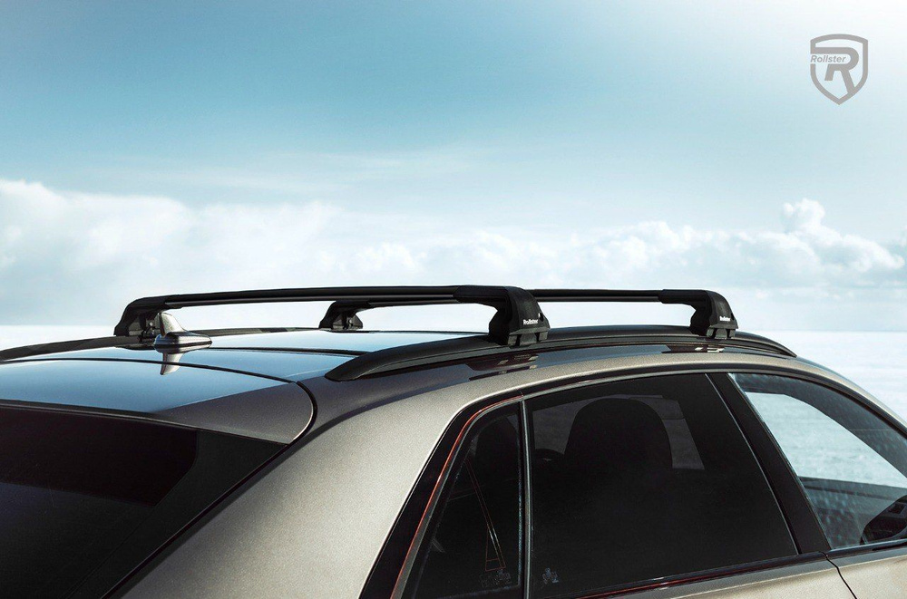 Багажник на крышу Rollster Mercury для Nissan Leaf I (2010-2020г.в.), серебристый  #1