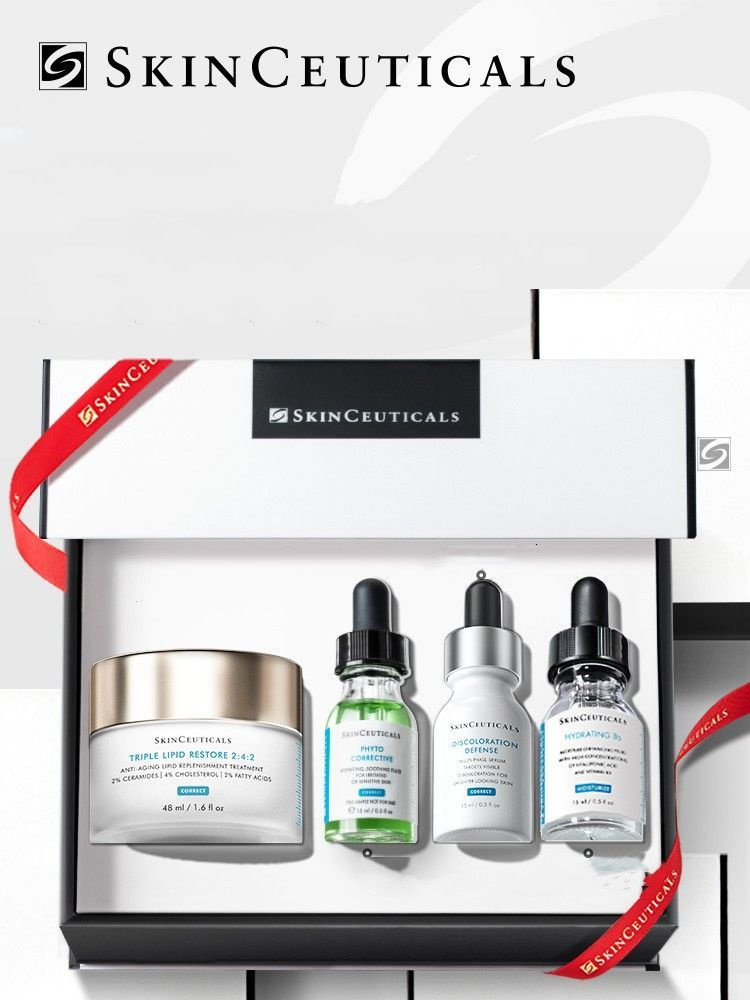 SkinCeuticals Набор для ухода за кожей TRIPLE LIPID RESTORE 2:4:2 крем для лица +HYDRATING B5+PHYTO CORRECTIVE #1