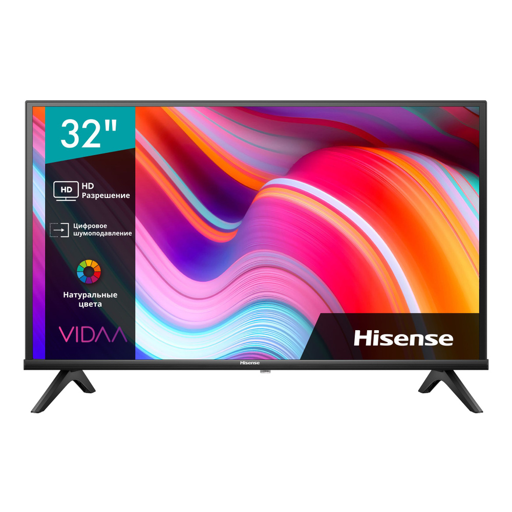 Hisense Телевизор 32A4K 32" HD, черный #1