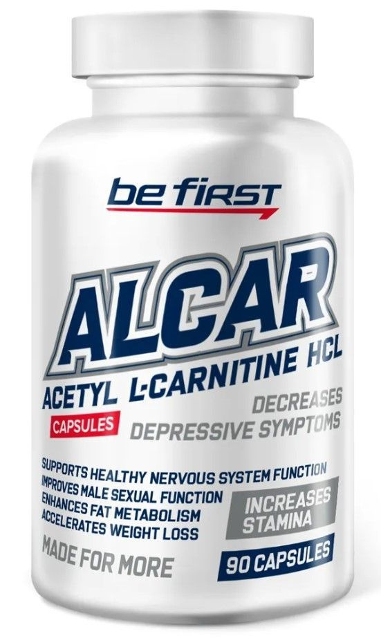 Be First Ацетил Карнитин (L-карнитин) в капсулах ALCAR L-carnitine, 90 капсул  #1