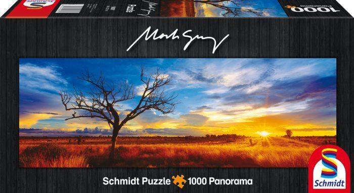 Schmidt Пазл Марк Грей - Дуб на закате, Австралия, 1000 деталей, панорама  #1
