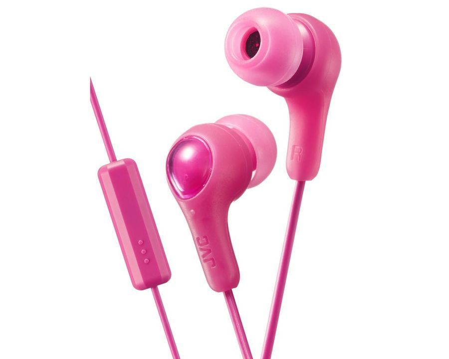 Наушники внутриканальные JVC Gumy Plus Pink розовые (HA-FX7M-PN-U) #1