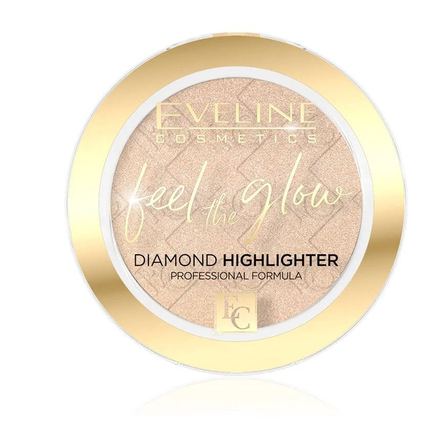 Eveline Cosmetics  Хайлайтер для лица FEEL THE GLOW тон 20-gold luminous 4,2 гр #1