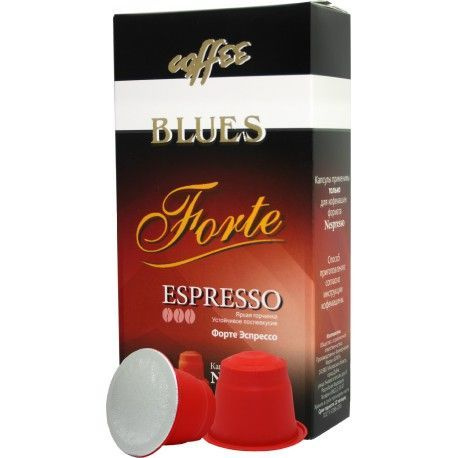 Блюз Эспрессо Форте кофе молотый в капсулах, 55 г #1