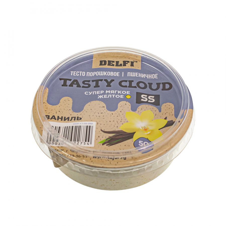 Тесто порошок пшеничное DELFI Tasty Cloud, супер мягкое, желтое аромат ваниль, 50 гр  #1