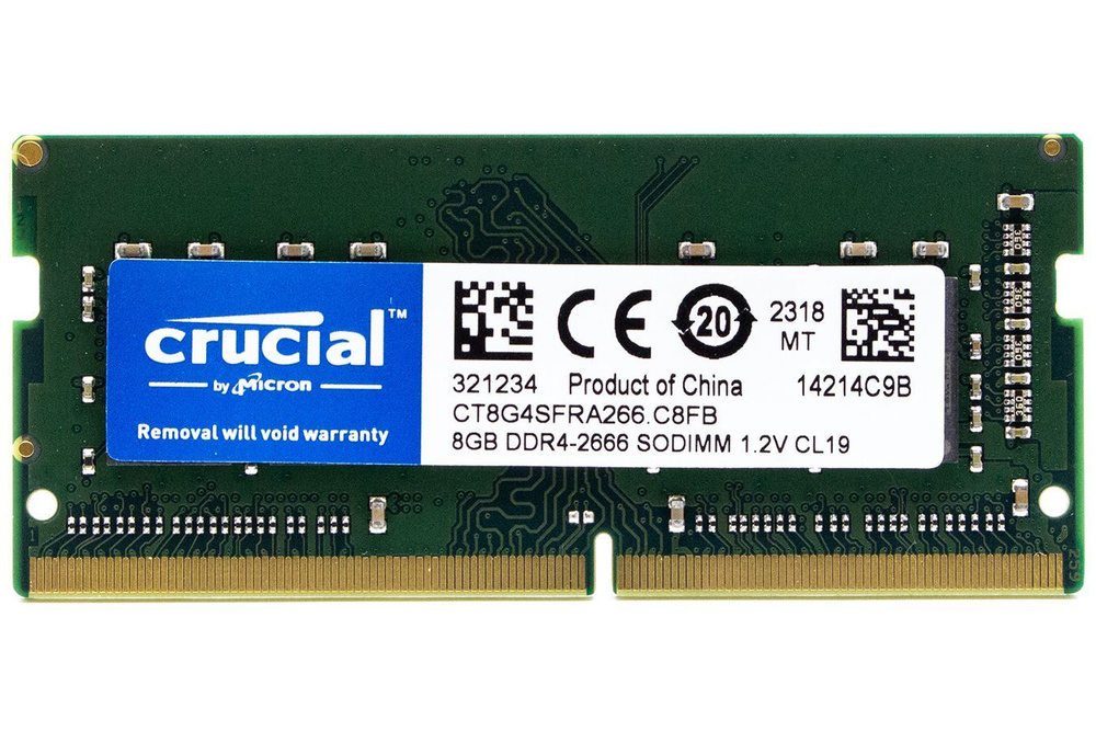 Crucial Оперативная память Crucial CT8G4SFRA266 1x8 ГБ (CT8G4SFRA266.C8FB) #1
