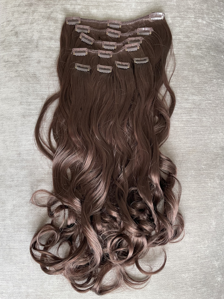 Длинные волнистые/кудрявые волосы на заколках Evrowigs 600 #1
