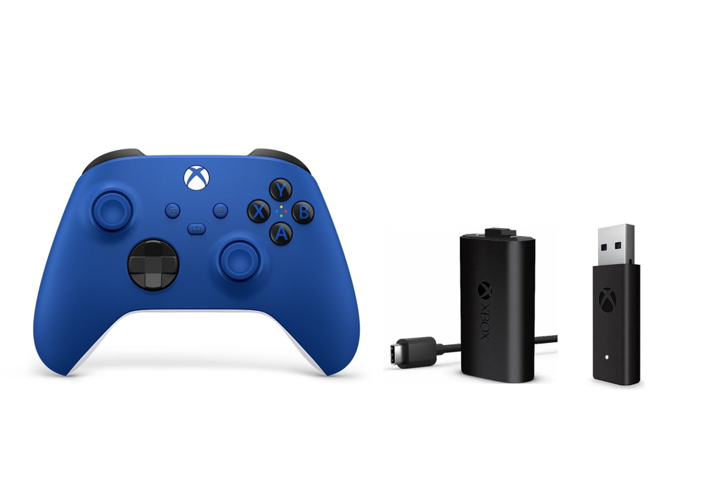 Геймпад Microsoft беспроводной Series S / X / Xbox One S / X Wireless Controller Shock Blue (Model: 1914) #1