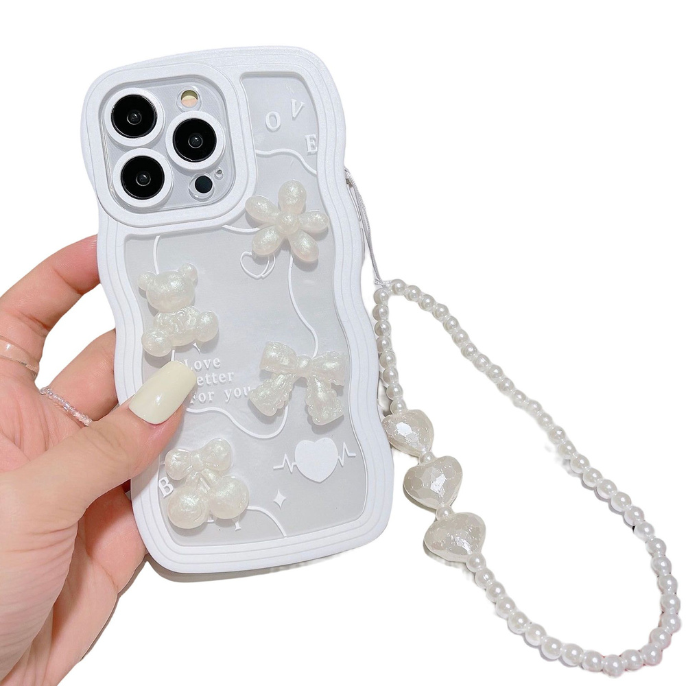 Противоударный объемный чехол на камеру на айфон 13 мини / Apple iPhone 13  Mini с летним силиконовым принтом мишки (белый) - купить с доставкой по  выгодным ценам в интернет-магазине OZON (1280916358)