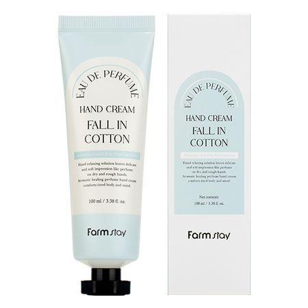 FarmStay Парфюмированный крем для рук с экстрактом хлопка EAU DE Perfume Hand Cream Fall In Cotton, 100 #1