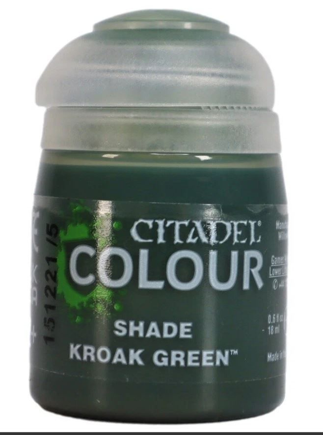 Акриловая краска Citadel Shade: Kroak Green (18 мл) #1