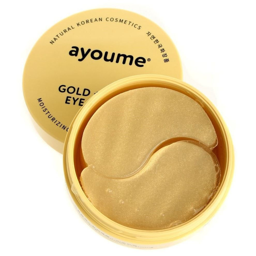 Ayoume Gold+Snail Eye Patch Гидрогелевые патчи с золотом и муцином улитки, 1,4 г*60 шт  #1