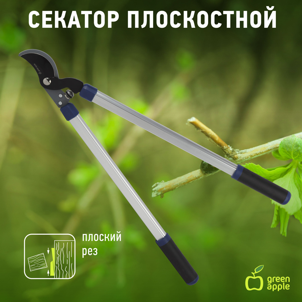 Секатор садовый профессиональный механический GREEN APPLE GAECO05-12 / Сучкорез плоскостной ручной / #1