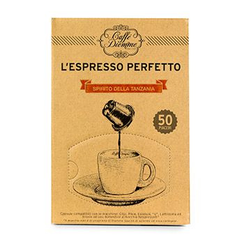 Кофе в капсулах Diemme Spirito della Tanzania, 280 г, 50 капсул Италия 1шт  #1