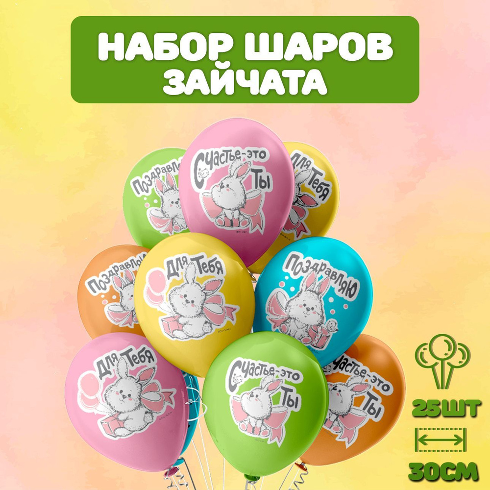 Воздушные шары на День Рождения, шарики с поздравлениями / Шарики воздушные с днем рождения  #1