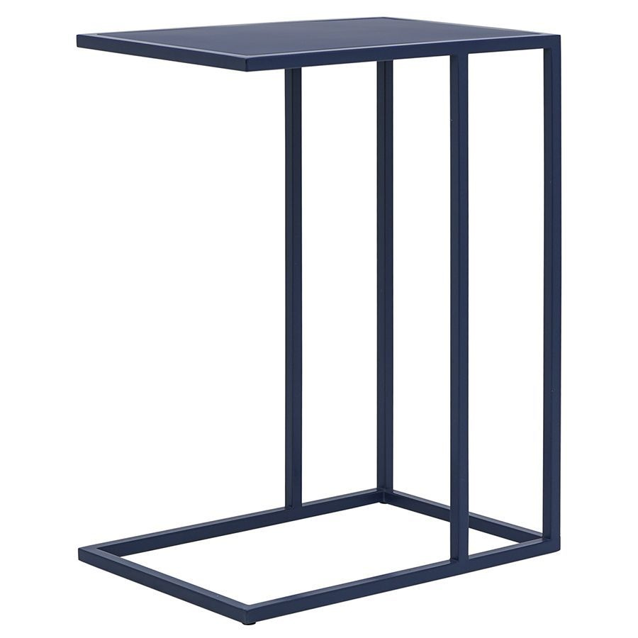 Столик приставной прямоугольный Aksen, интерьерный для кухни и гостиной, синий  #1