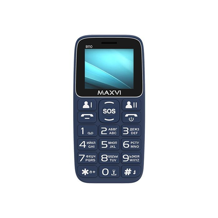 Мобильный телефон MAXVI B110 blue #1