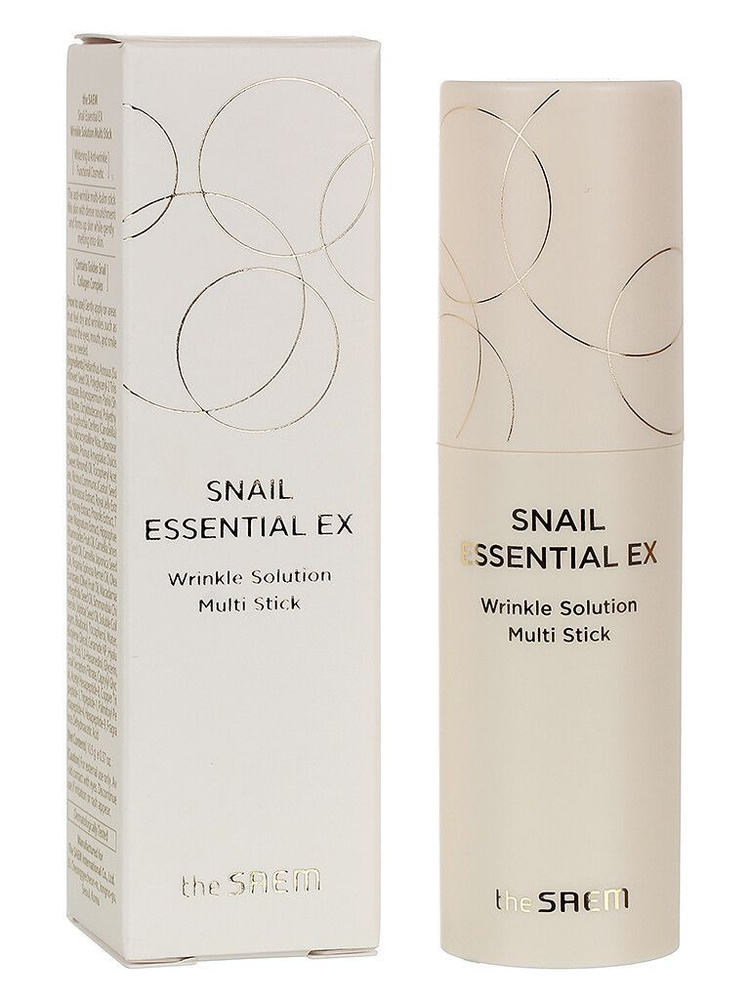 Стик-бальзам для лица Snail Essential EX Wrinkle Solution Multi Stick, The Saem, 8806164177631  #1