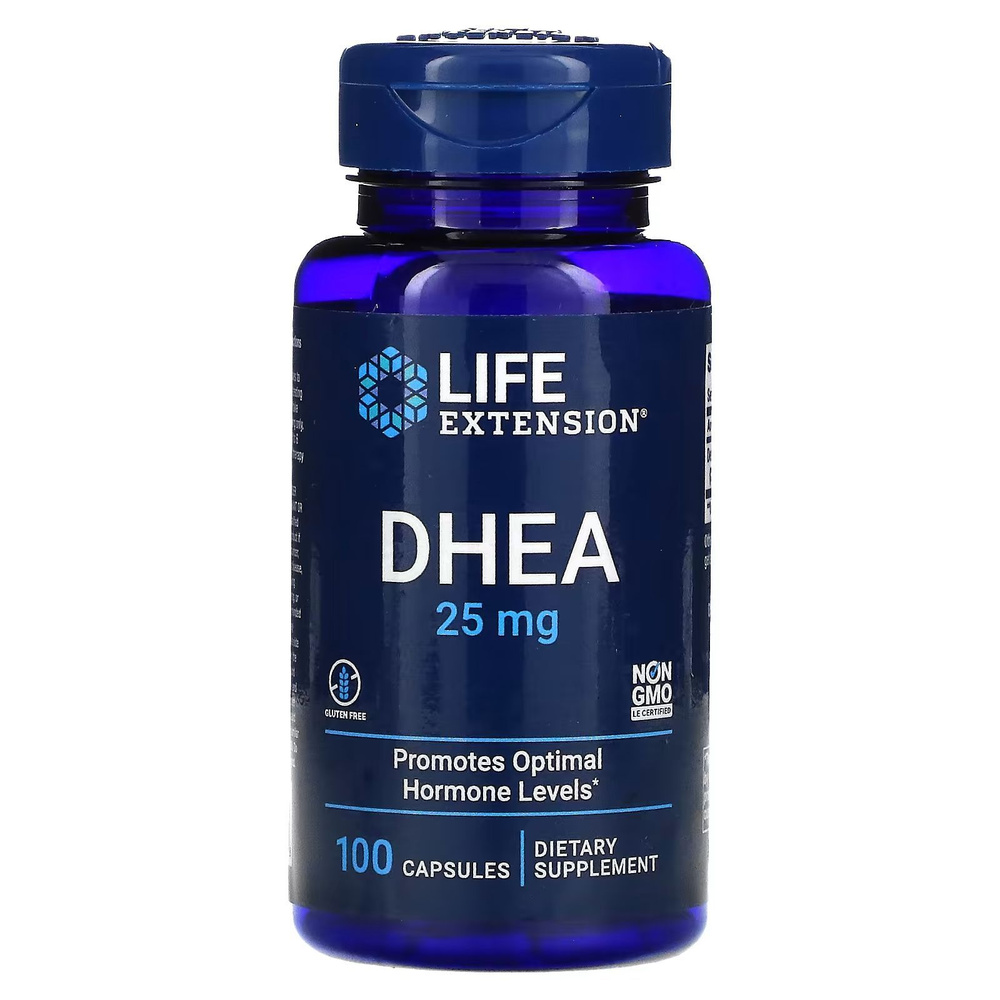 ДГЭА (дегидроэпиандростерон) Life Extension DHEA 25 мг 100 капсул #1