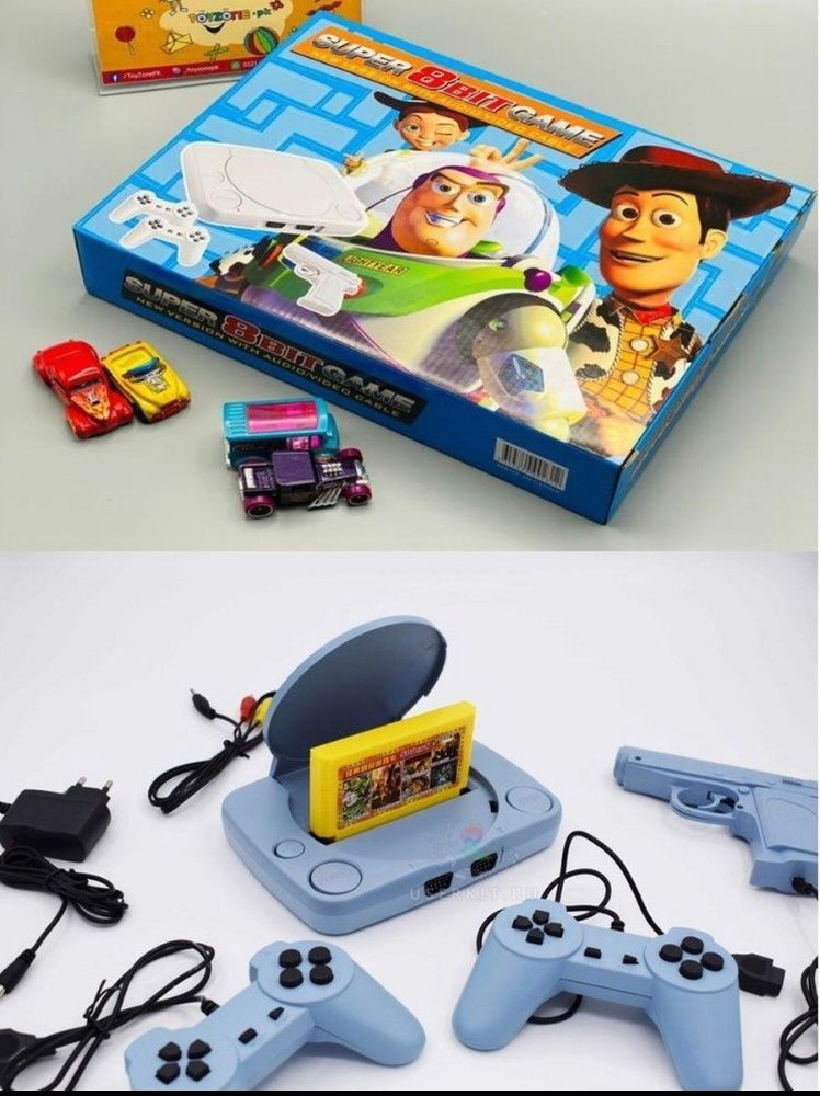 Игровая ретро приставка со встроенными играми Dendy Super8bit/Игрушки для детей/Игровая приставка Денди #1