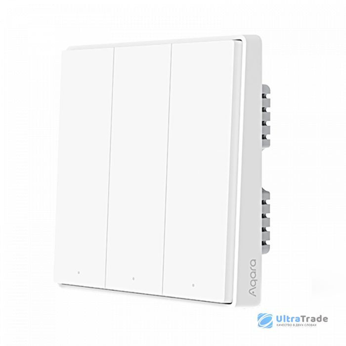 Умный выключатель Aqara Smart Wall Switch D1 (Тройной без нулевой линии) White (QBKG25LM)  #1