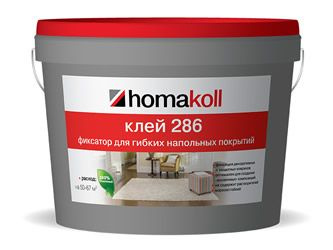 Клей-фиксатор homakoll 286 для ковровой плитки и линолеума 5 кг  #1