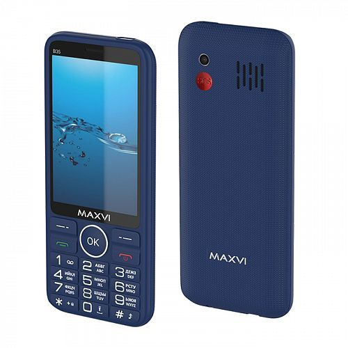 Мобильный телефон Maxvi B35 Blue (3,5"/1,3МП/2500mAh) #1