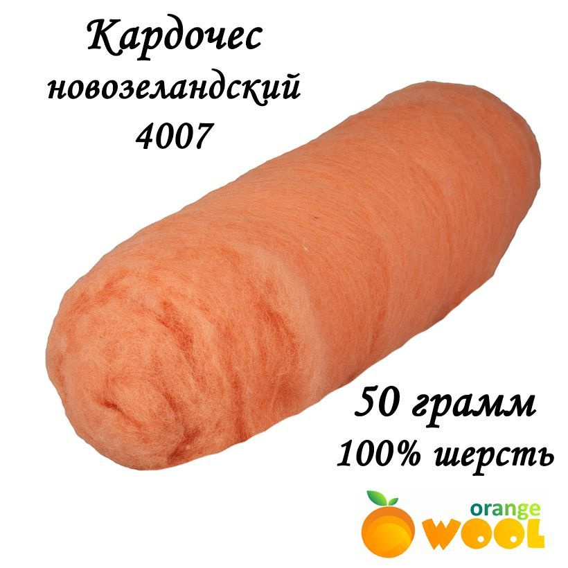 Шерсть для валяния кардочес 50 грамм #1