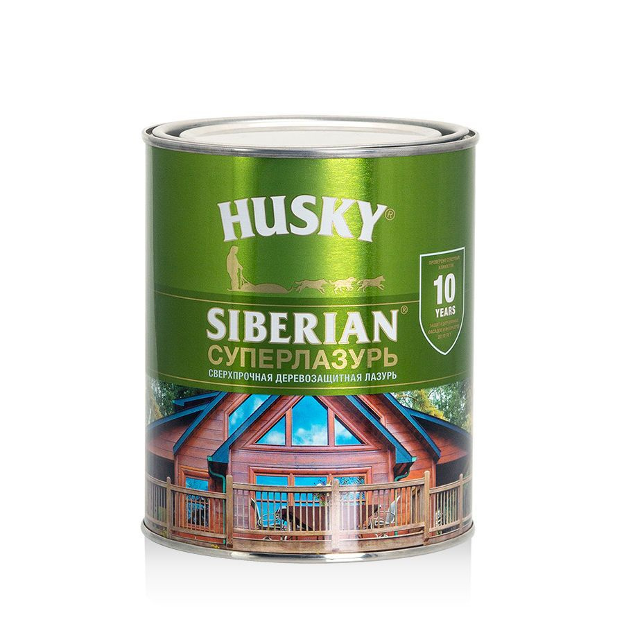 Суперлазурь Husky Siberian дуб 0,9л #1