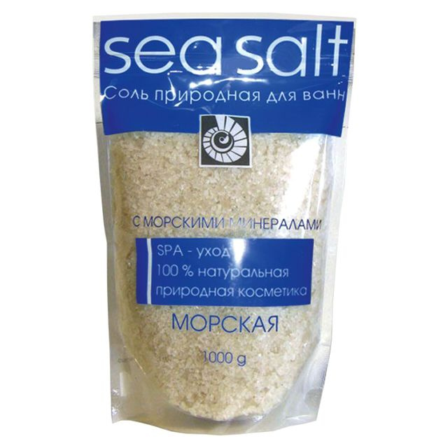 соль для ванн Морская с мор.минералами 1кг #1