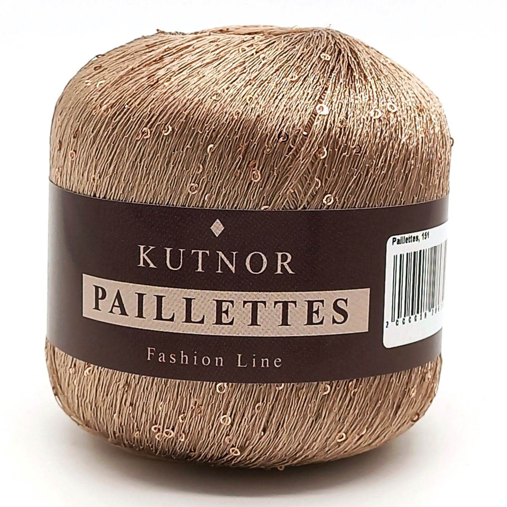 Пряжа Paillettes Kutnor - 4 мотка (50 гр, 360 м), цвет 151 #1