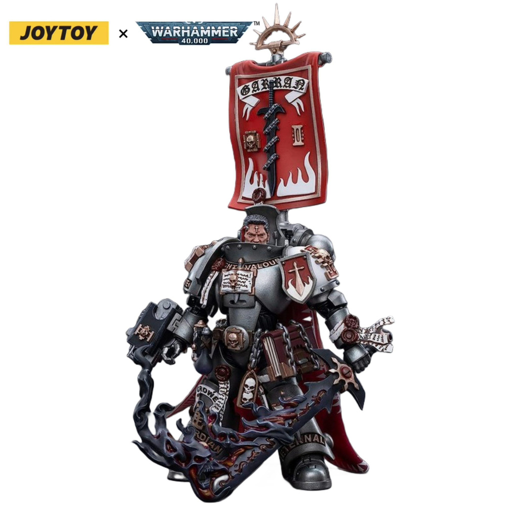 Подвижная фигурка JOYTOY Warhammer 40000 Grey Knights Castellan Crowe ...