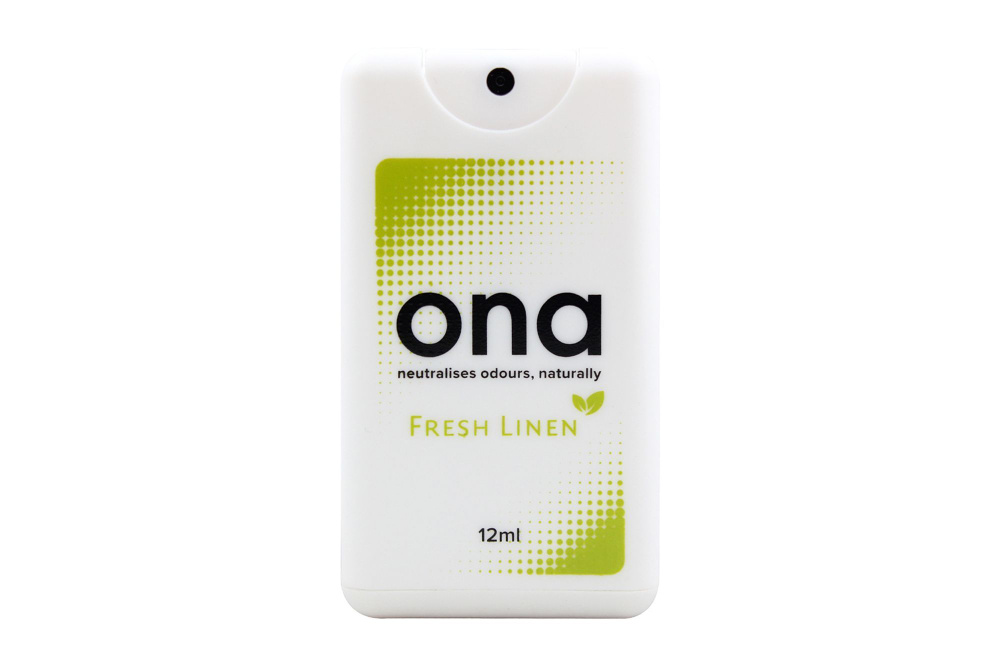 Нейтрализатор запаха ONA Spray Card Fresh Linen 12 мл. #1