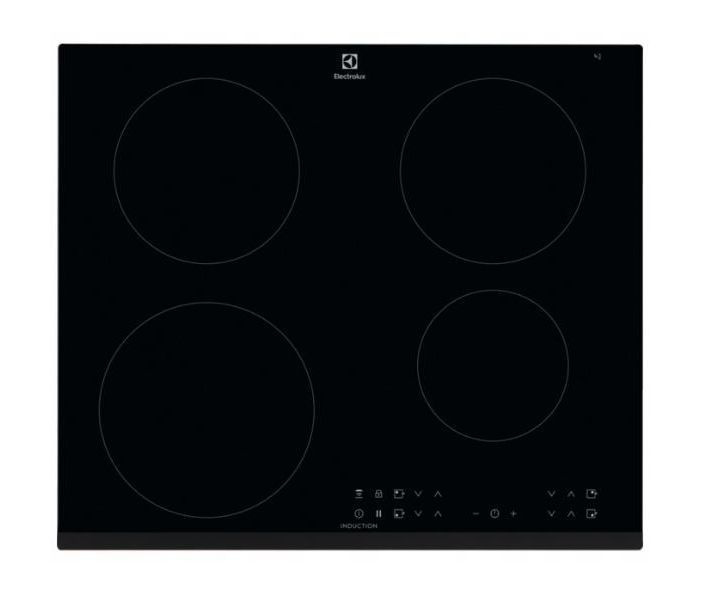 Встраиваемая индукционная панель Electrolux CIR60430, независимая, 4 конфорки, чёрная  #1