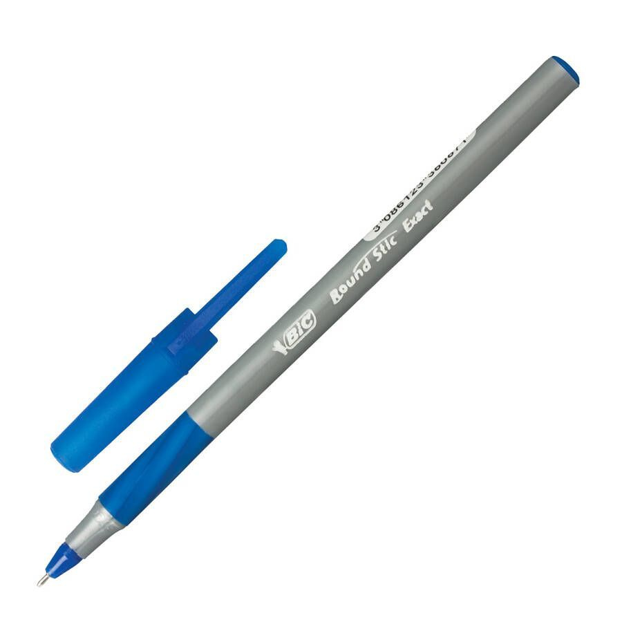 Ручка шариковая BIC "Round Stic Exact", синяя, 0,7мм, грип, 1 шт. #1