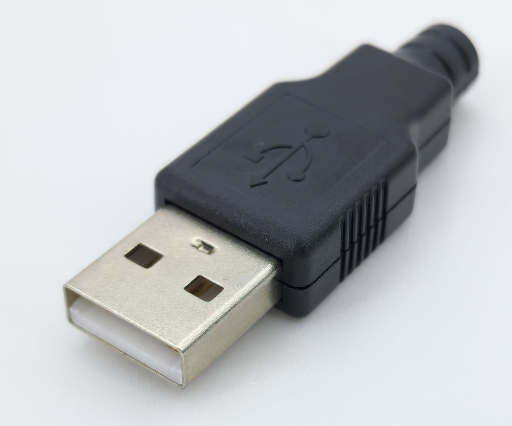 Штекер USB под пайку, 100шт - купить с доставкой по выгодным ценам в ...