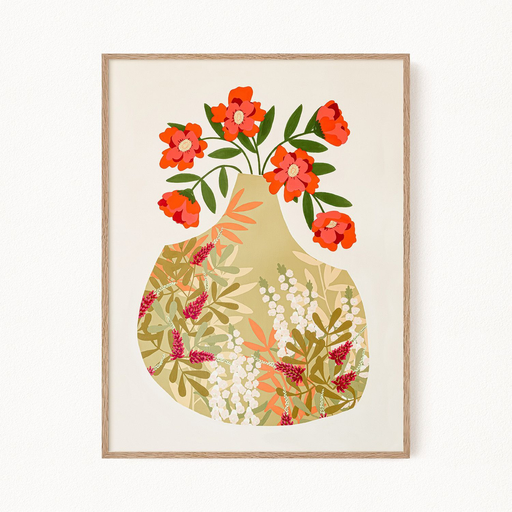 Постер "Floral Warmth", 21х30 см #1