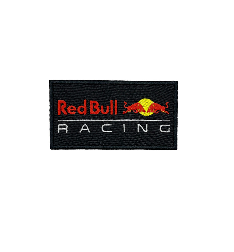 Нашивка на одежду Red Bull Racing на термопленке 10х5,5 см #1