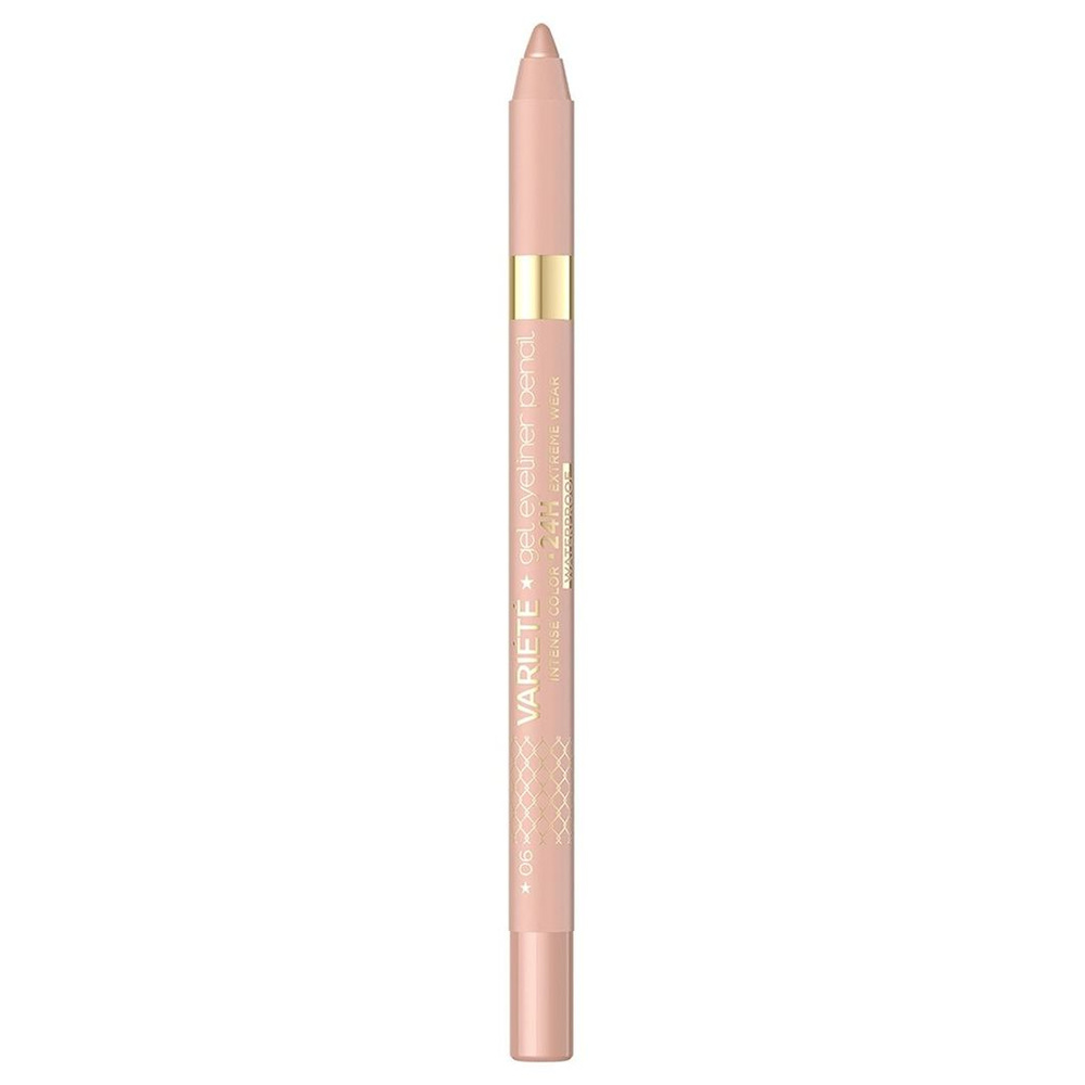 Eveline Cosmetics Карандаш для глаз гелевый водостойкий Variete Gel Eve Liner, тон 06 champagne  #1