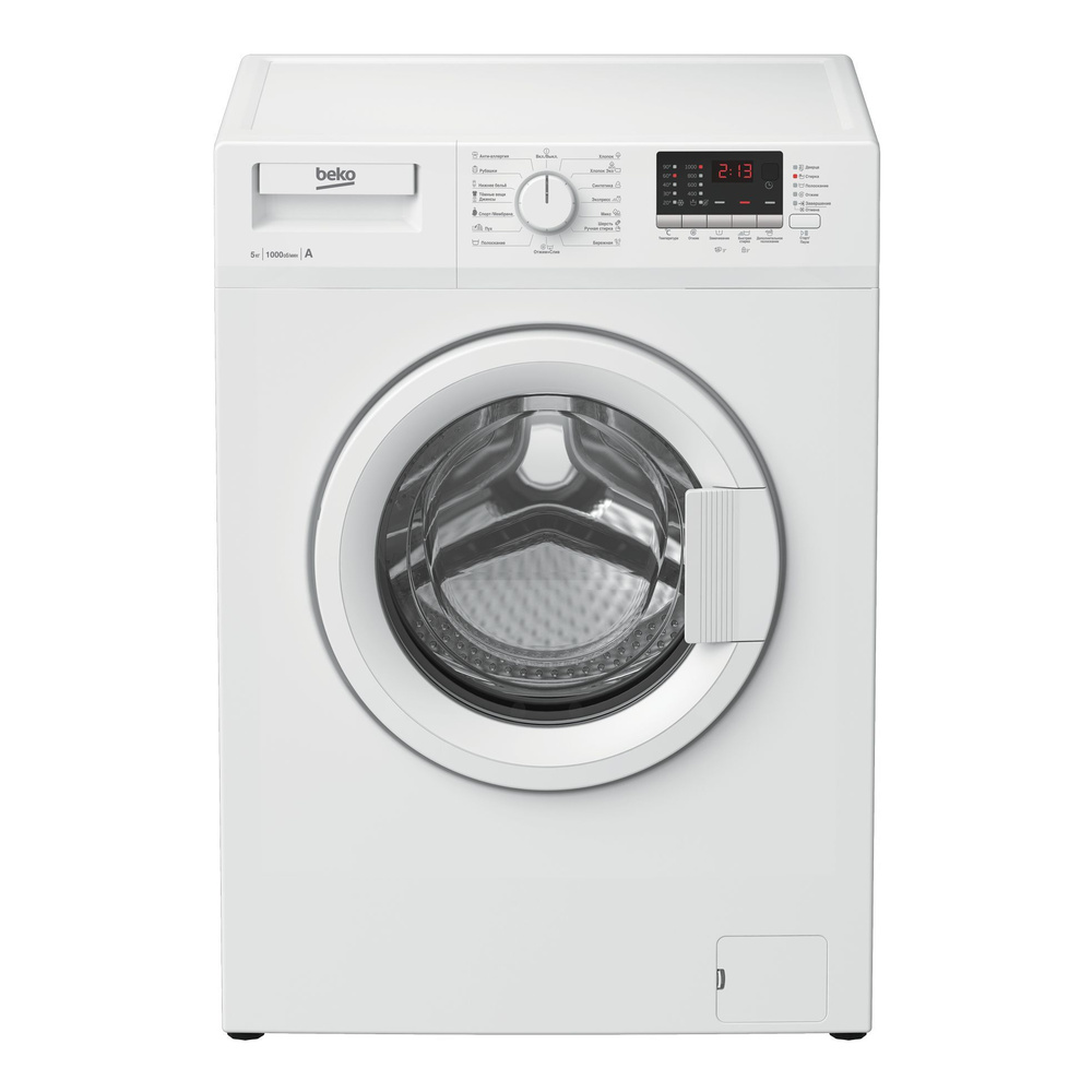 Стиральная машина Beko WRS 5512 BWW, 5 кг, цифровой дисплей, 15 программ  #1