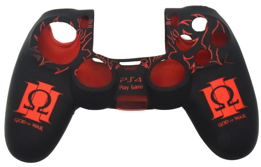 Силиконовый чехол для Dualshock 4 (God of War) #1