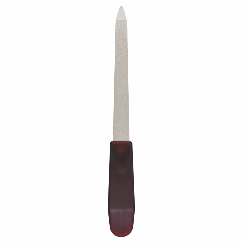 Trendy Пилочка для ногтей металлическая с овальной ручкой, SN-3М (под янтарь)  #1