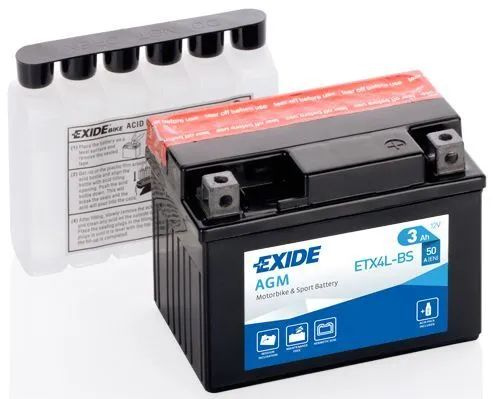 Аккумулятор EXIDE ETX4L-BS 113*70*85 #1