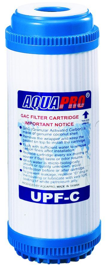 Картридж угольный Aquapro GAC-10 SL(UPF-10C) (гранулированный уголь)  #1