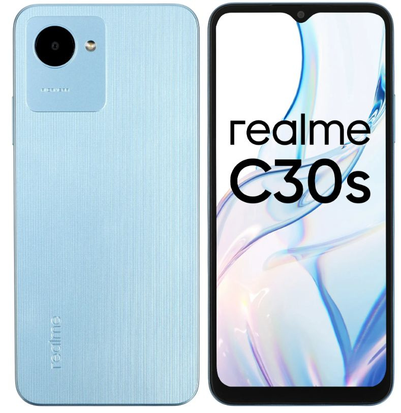 realme Смартфон C30S голубой 32 ГБ 2/32 ГБ, голубой #1