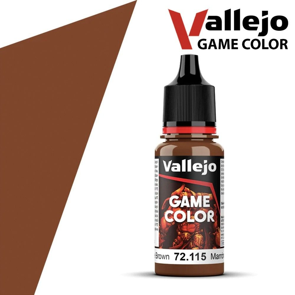 Краска для сборных моделей Vallejo, серия Game Color, цвет 72.115 (Grunge Brown), 18мл  #1