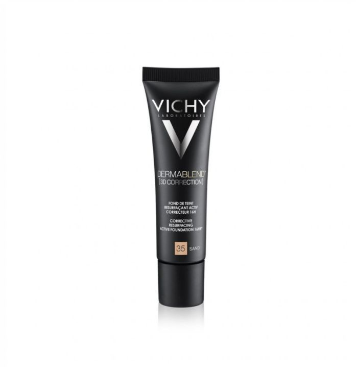 Vichy Dermablend 3D Correction No.35 SAND Корректирующий безмасляный тональный крем для жирной и проблемной #1